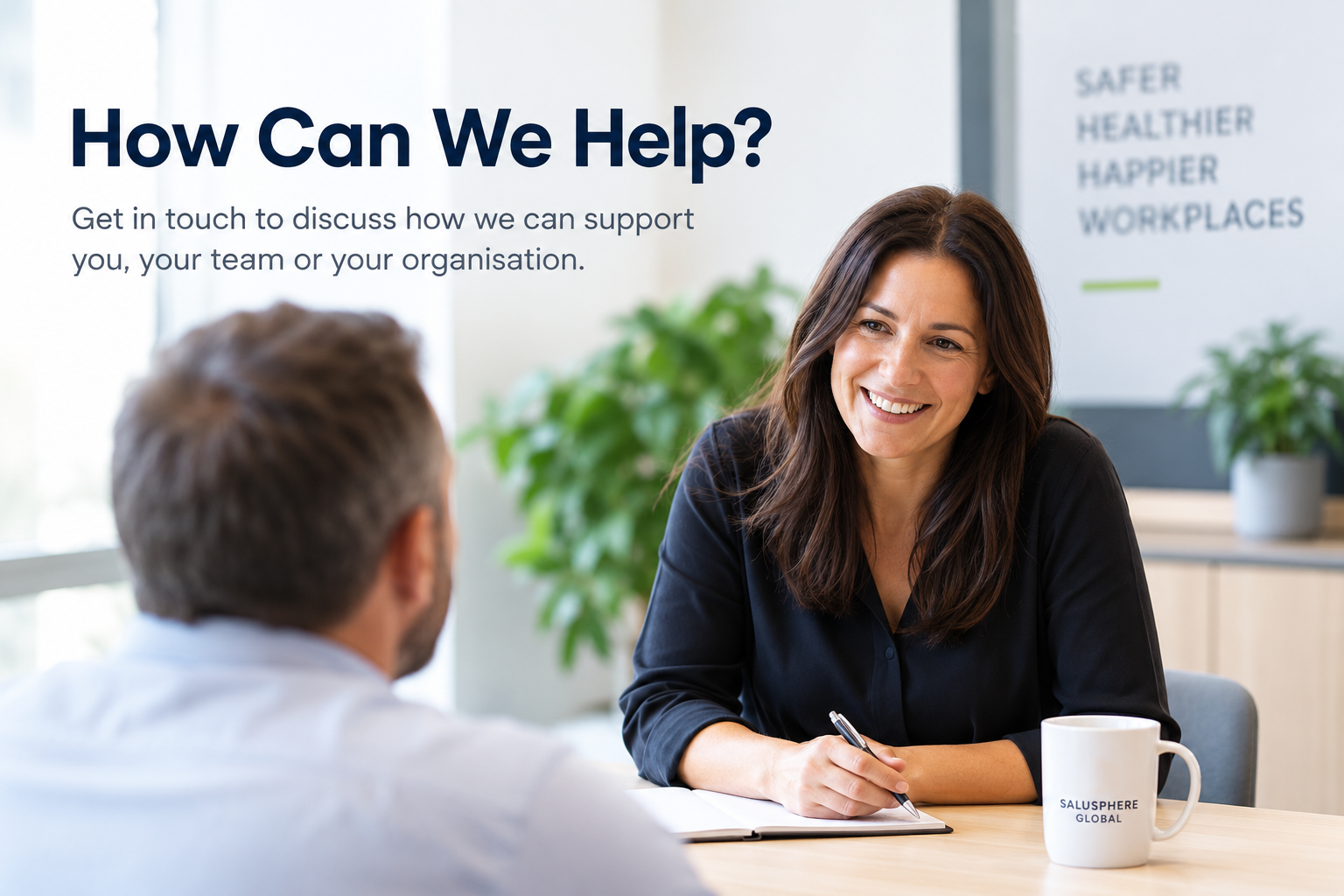 Business consultation at Salusphere Global